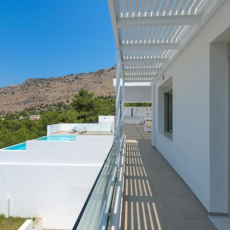 Villa Allegra With Pool In Pefkos, Lindos Area Pefki  Экстерьер фото