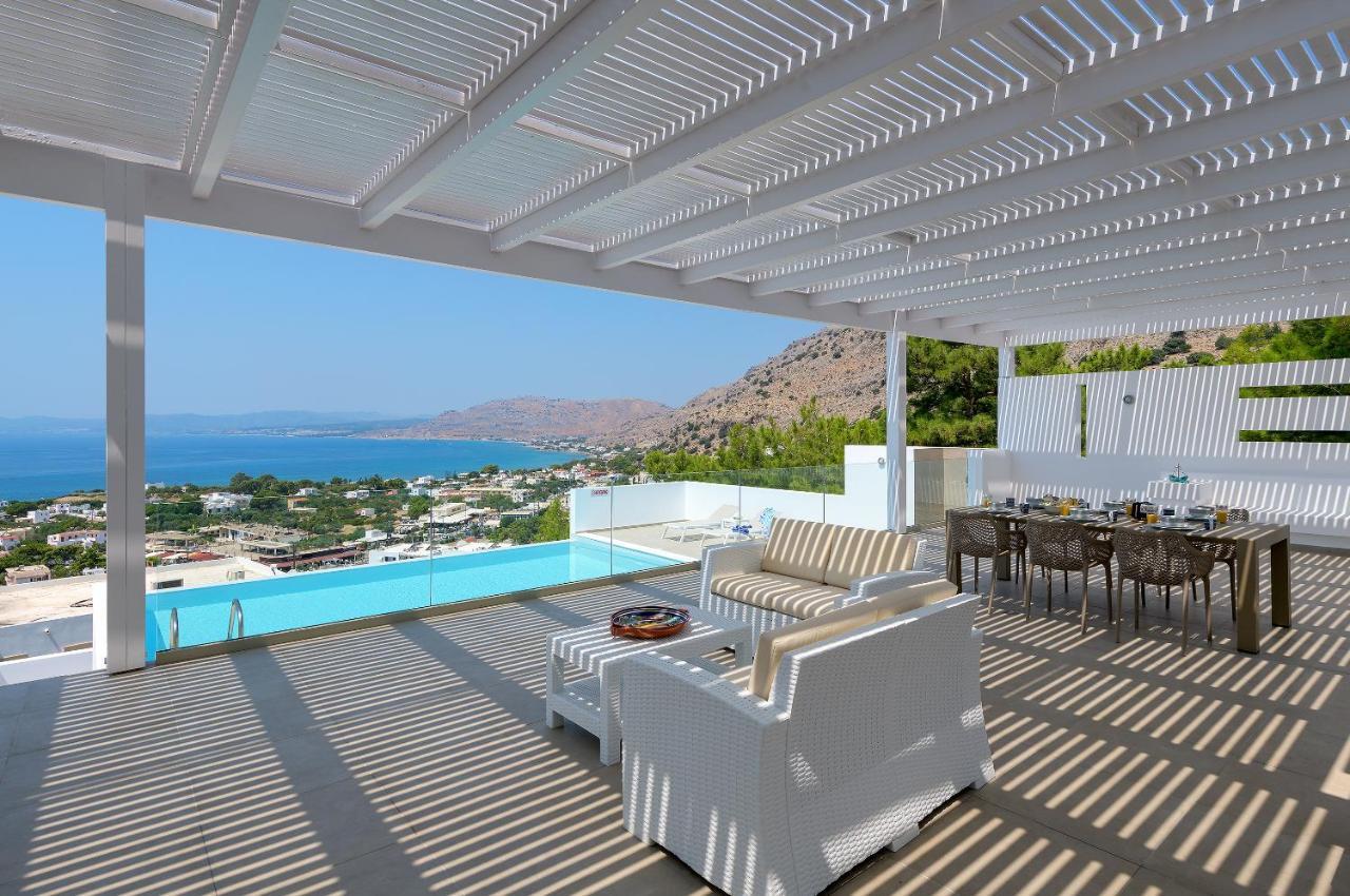 Villa Allegra With Pool In Pefkos, Lindos Area Pefki  Экстерьер фото
