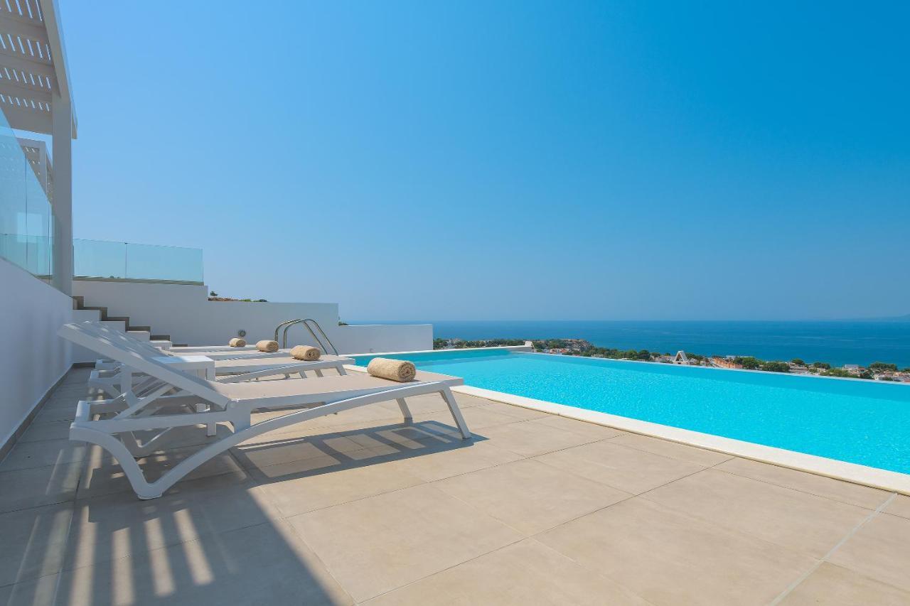 Villa Allegra With Pool In Pefkos, Lindos Area Pefki  Экстерьер фото
