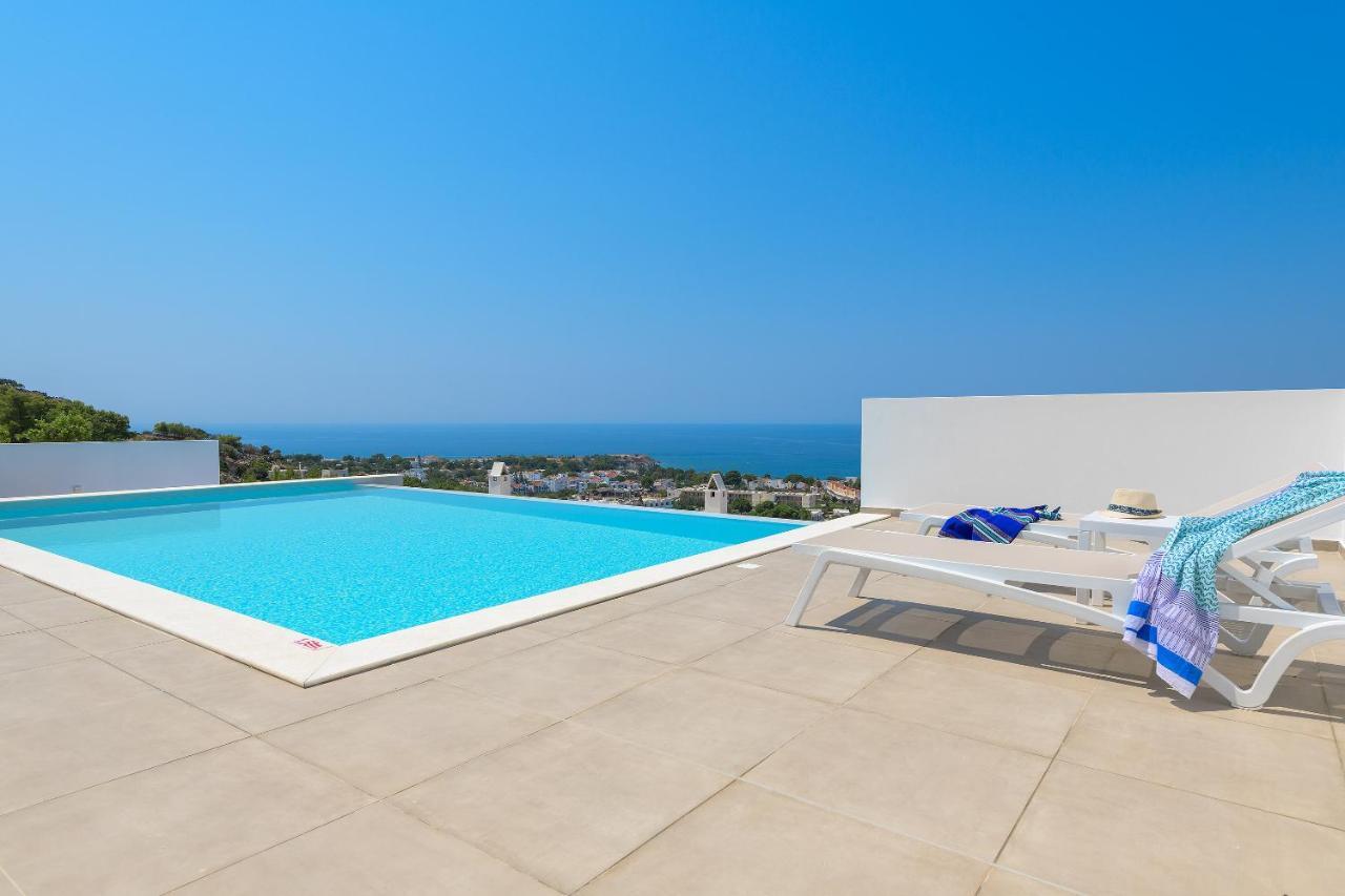 Villa Allegra With Pool In Pefkos, Lindos Area Pefki  Экстерьер фото